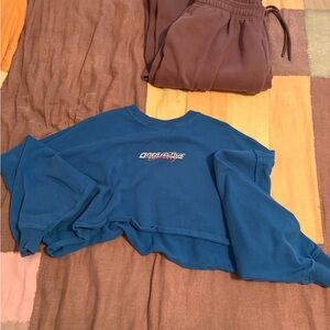 Oner active cropped long sleeve top